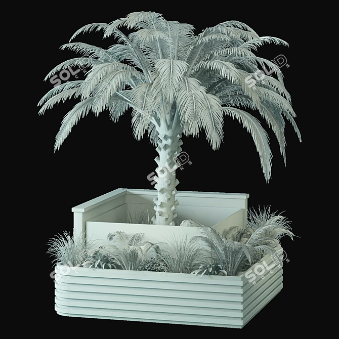 Nature-Inspired Outdoor Plant Collection 3D model image 3