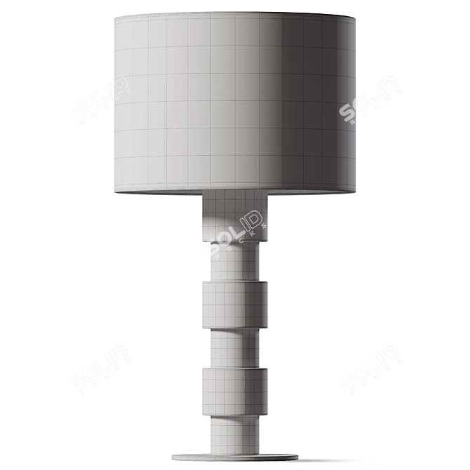 Elegant Diaz Table Lamp 3D model image 3