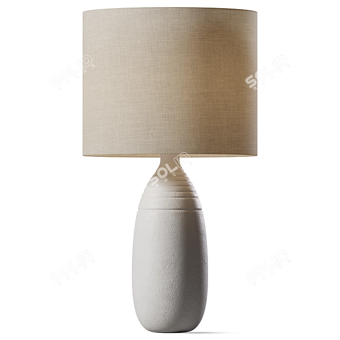 Modern LED Desk Lamp 3D model image 1