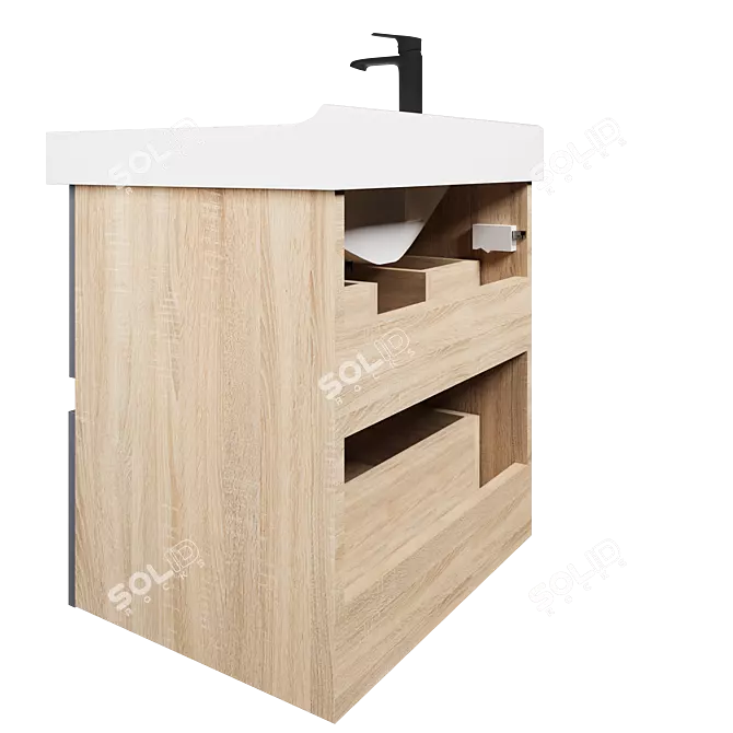  SanStar Infinity Vanity Set 3D model image 5