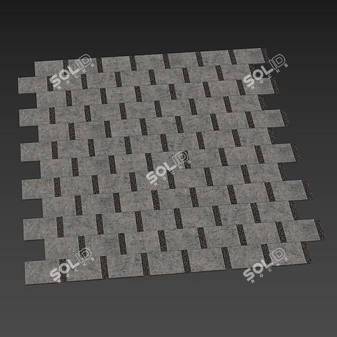 Title: Polygonal Stone Decor N62 3D model image 5