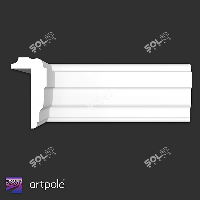 Gypsum Molding SMG564 3D model image 1