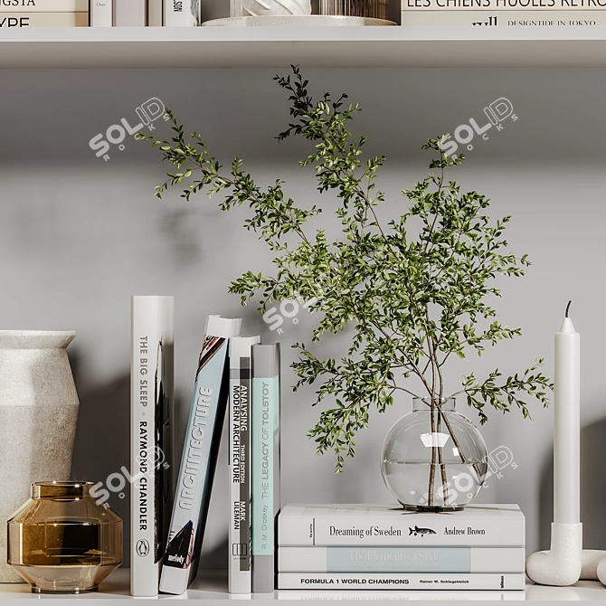 Elegant Decor Set for 3D Modeling 3D model image 7