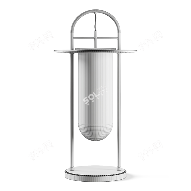  Kelly Wearstler Table Lamp - Elegant Architectural Design 3D model image 4