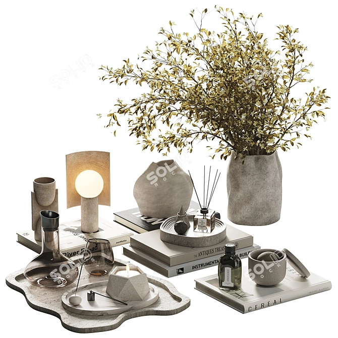 Decorative Set H112: 3D Elements 3D model image 1