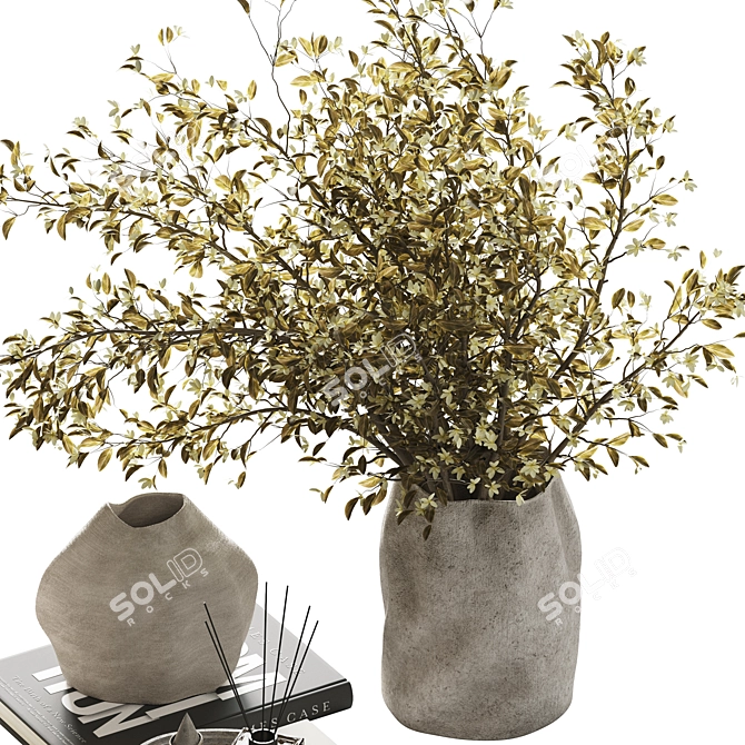 Decorative Set H112: 3D Elements 3D model image 2