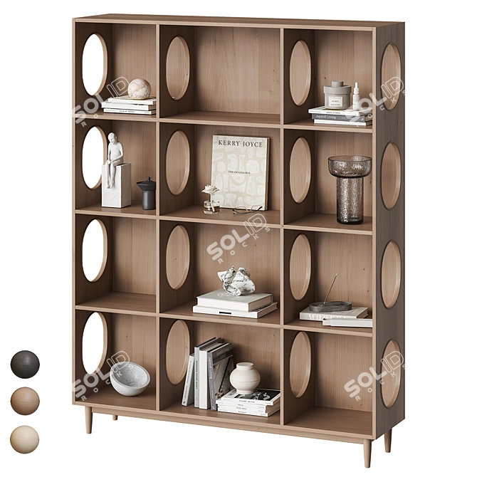 Modern Decor Open Shelf NG13 3D model image 3