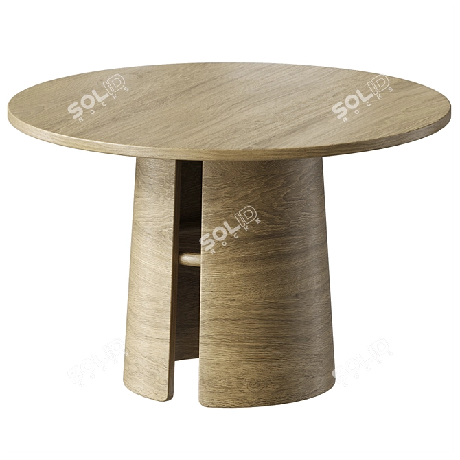 Customizable Chelsea Chair and Laura Table 3D model image 3