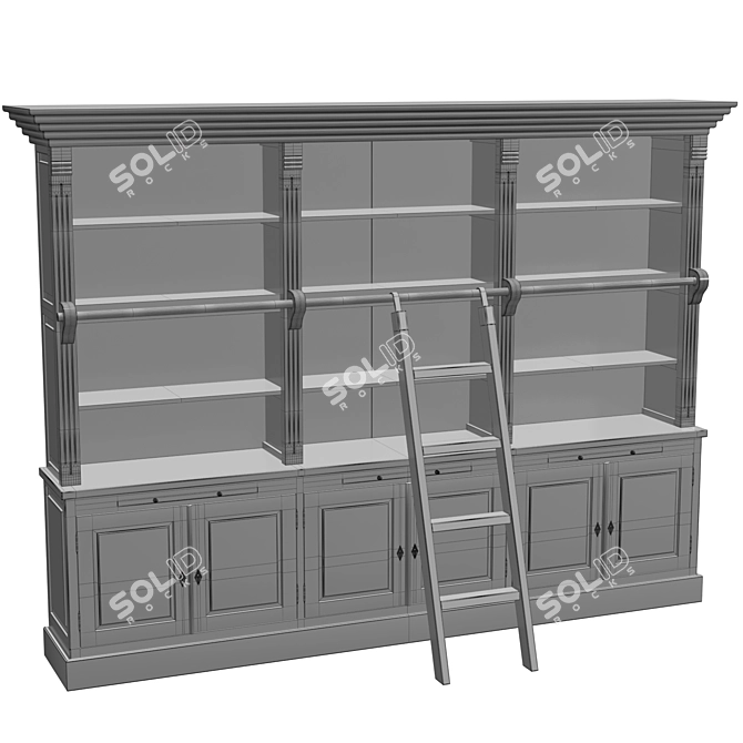 Tika KATJA 300 Bookcase Display 3D model image 2