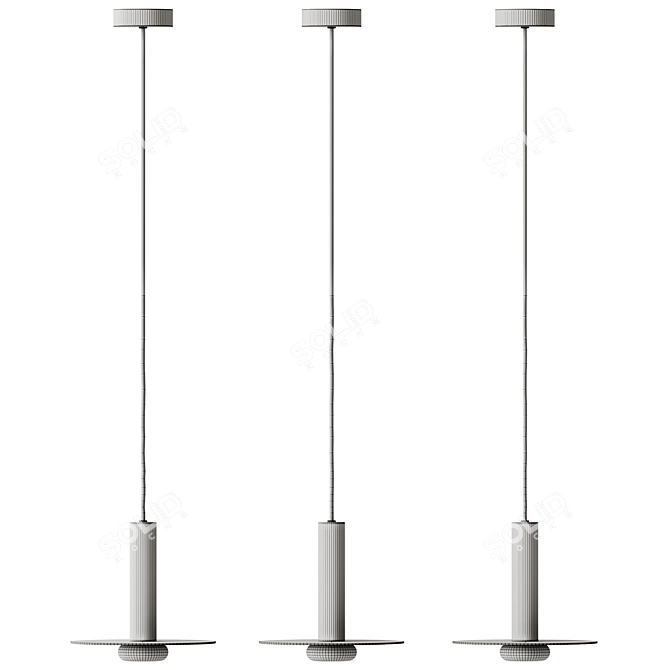 Adjustable Reina Pendant Lamp, 19.5cm 3D model image 5