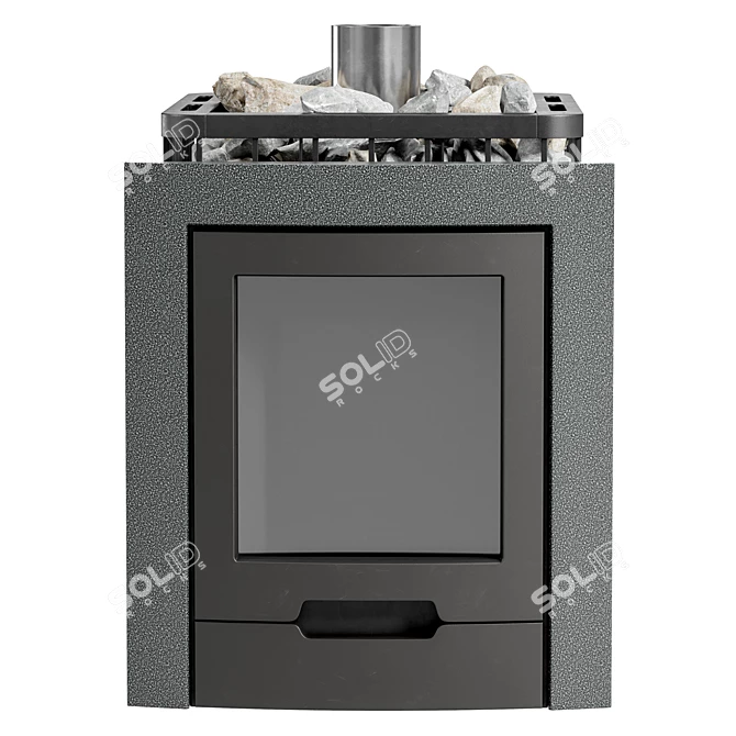 Diana Skala Porta Wood-Burning Stove 3D model image 2