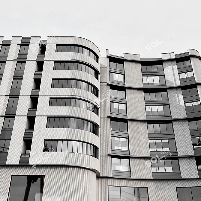 Multi-Level Building Model Pack 3D model image 5