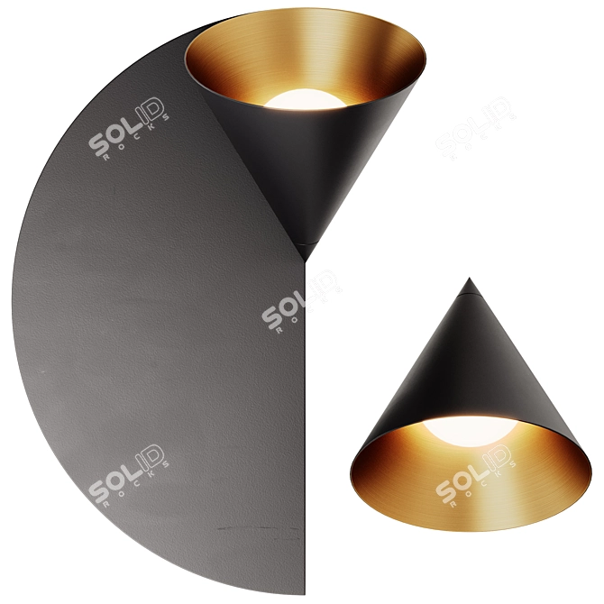 Rubi Metal Wall Lamp Set 3D model image 2