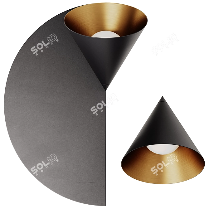 Rubi Metal Wall Lamp Set 3D model image 4
