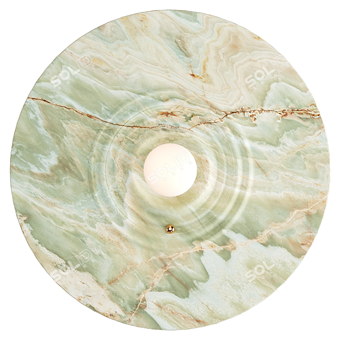 Ethereal Marble Dining Table 3D model image 4