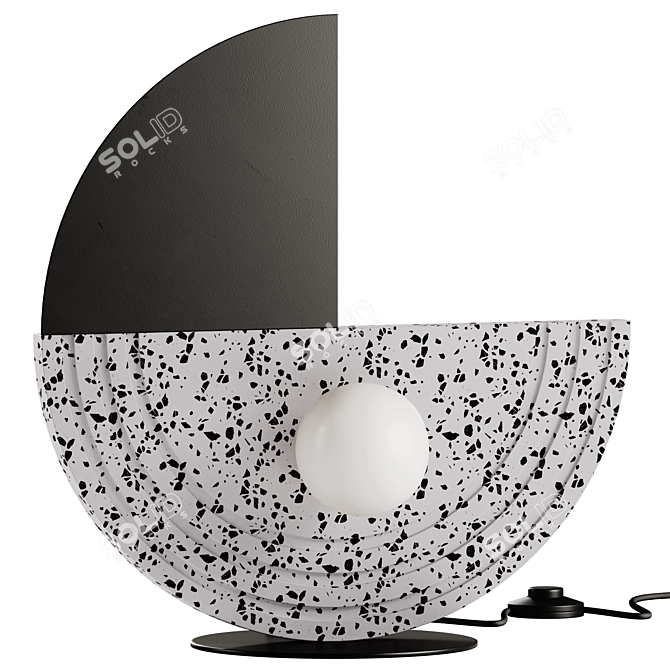 Sleek Regina Table Lamp: Adjustable 3D model image 3