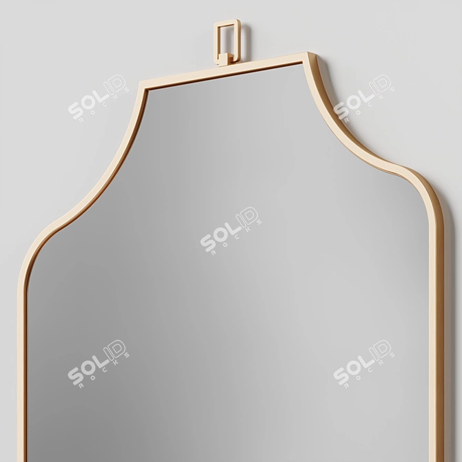 Elegant Renwil Decorative Wall Mirror 3D model image 4