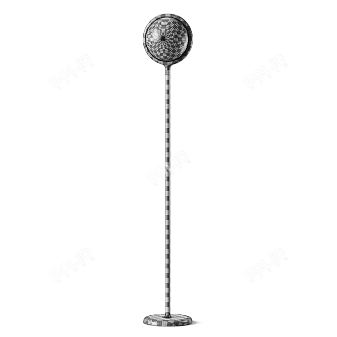 Lasvit Constellation Polaris Floor Lamp: Innovative Design by David Rockwell 3D model image 3