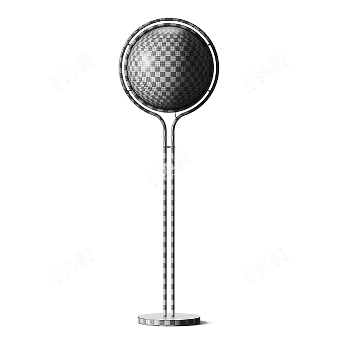 Modern Designer Dana Floor Lamp 3D model image 3