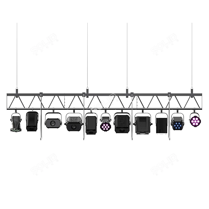 Stage Soft Farm Lighting Equipment 3D model image 2