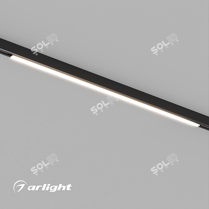 MAG-MICROCOSM-STRIP-L300-5W Linear Magnetic Track Light 3D model image 1