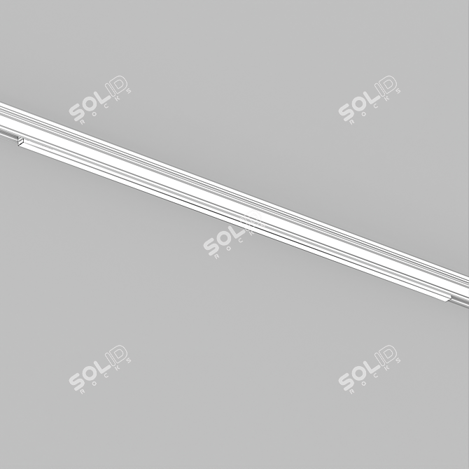 MAG-MICROCOSM-STRIP-L300-5W Linear Magnetic Track Light 3D model image 2