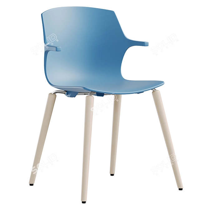 BRADO FRILL Kit224L Chair 3D model image 1