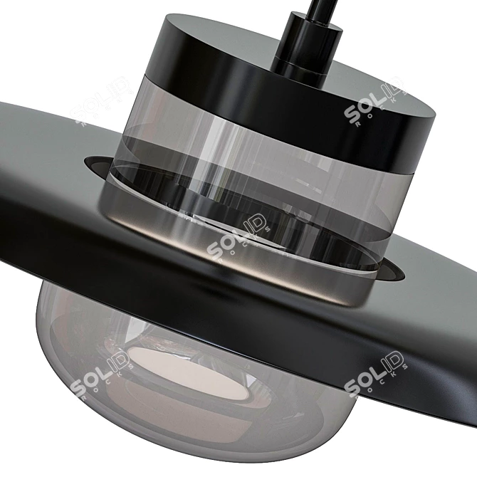 Contemporary Pendant Lamp Ruben 3D model image 4