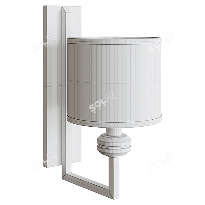 Modern Wall sconce NYC Dantone 3D model image 2