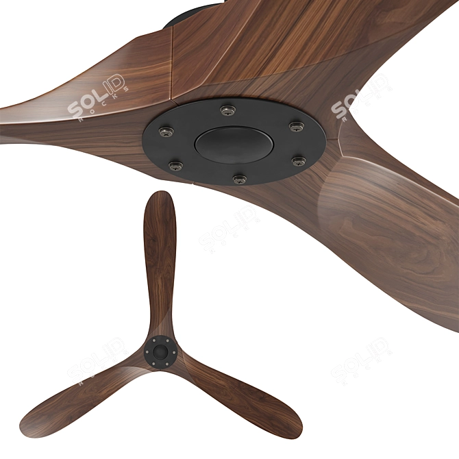 Sleek Monte Carlo Maverick Fan 3D model image 3