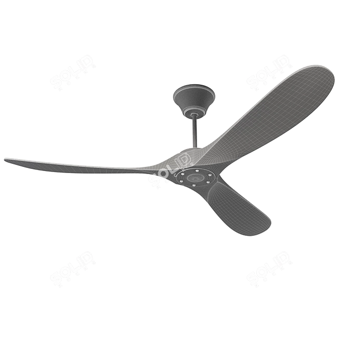 Sleek Monte Carlo Maverick Fan 3D model image 6