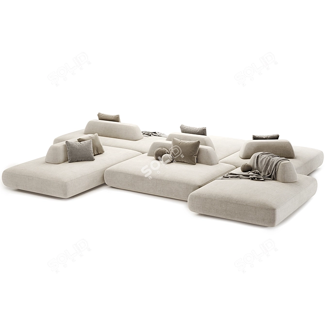 Modular Tommy Sofa Set. Arrange. Relax. 3D model image 2