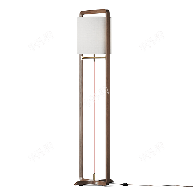 Roberto Lazzeroni Fidelio Floor Lamp 3D model image 2