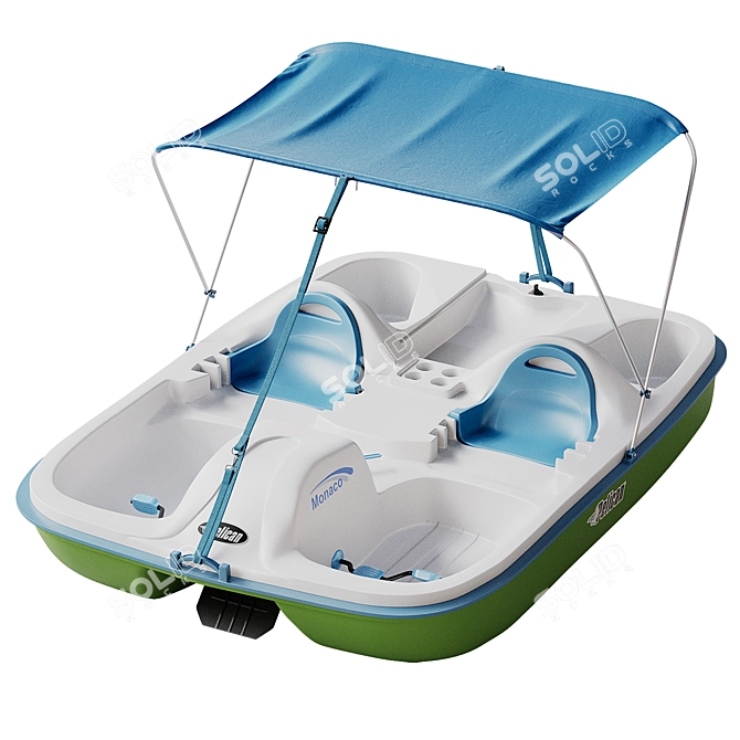 Pelican Monaco Dlx Angler Pedal Boat 3D model image 2