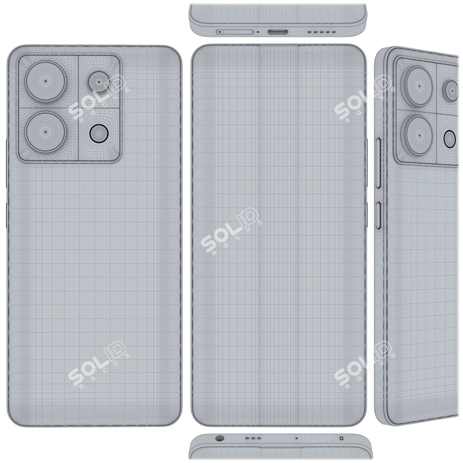 Redmi Note 13 Pro 5G 3D model image 3