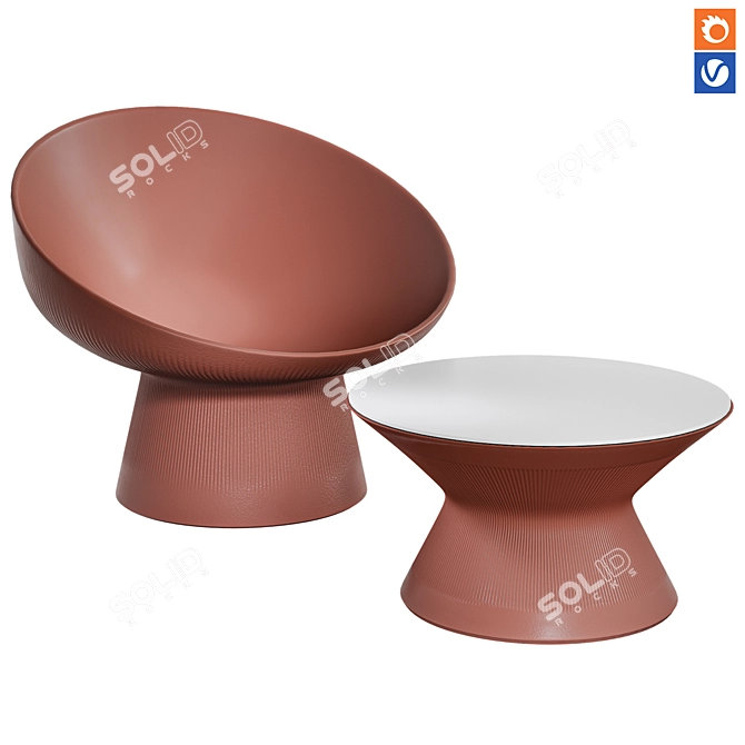 Fade Mid-Range Illuminator 3D model image 1