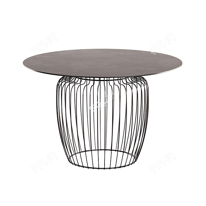 Ilenia Viscardi Designer Metal Table 3D model image 2