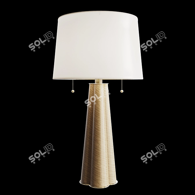 Art Deco Style Table Lamps 3D model image 2