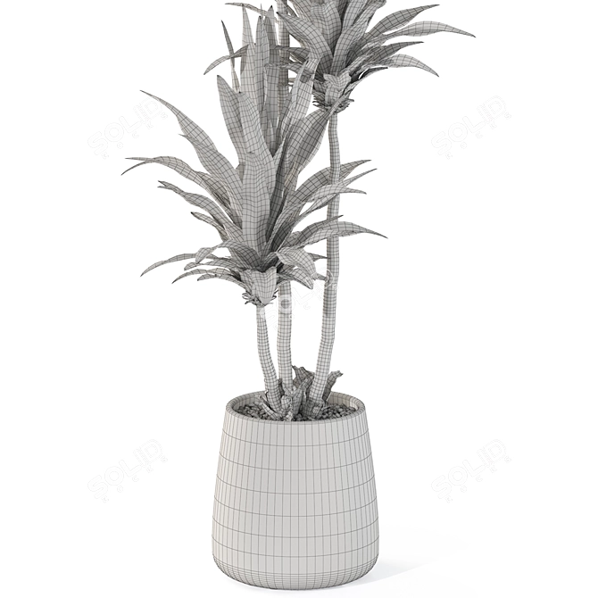 Vibrant Plant Collection 800+ Polygons 3D model image 4