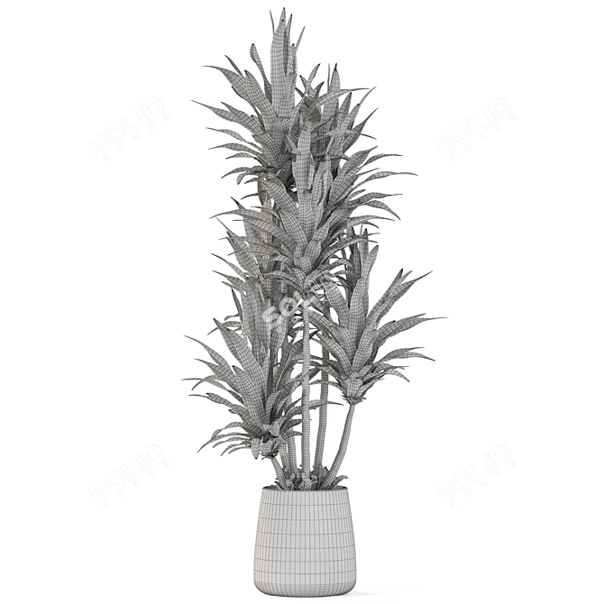  Lush Botanical Assortment 1112 3D model image 3