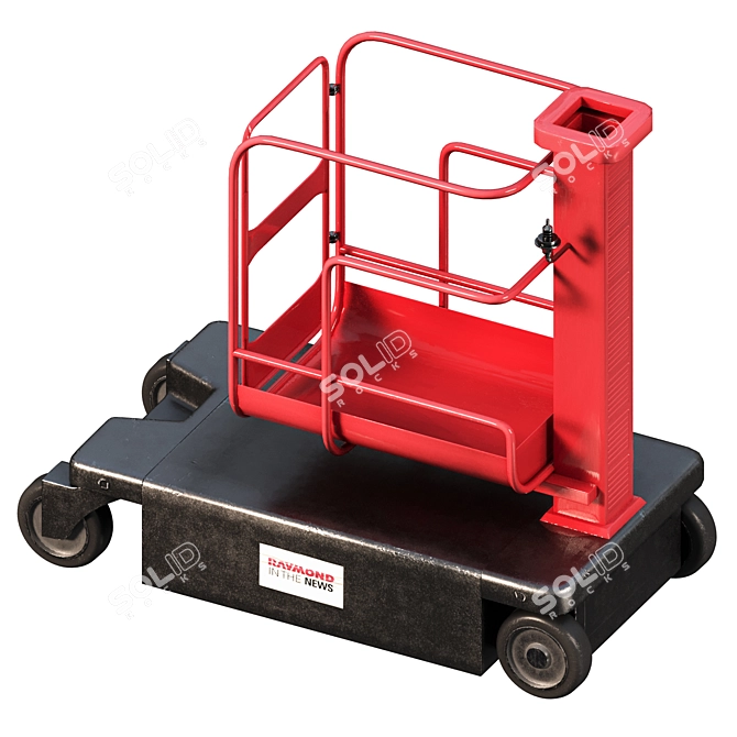 Heavy-Duty Industrial Lift Truck 3D model image 1