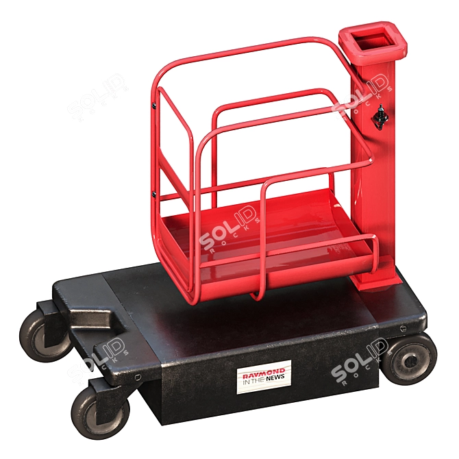 Heavy-Duty Industrial Lift Truck 3D model image 6