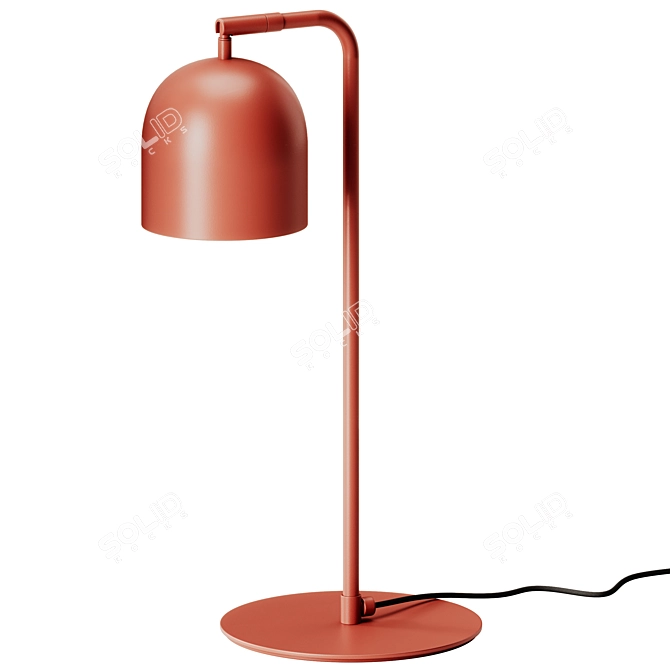 Modern Articulated Iron Table Lamp 3D model image 3