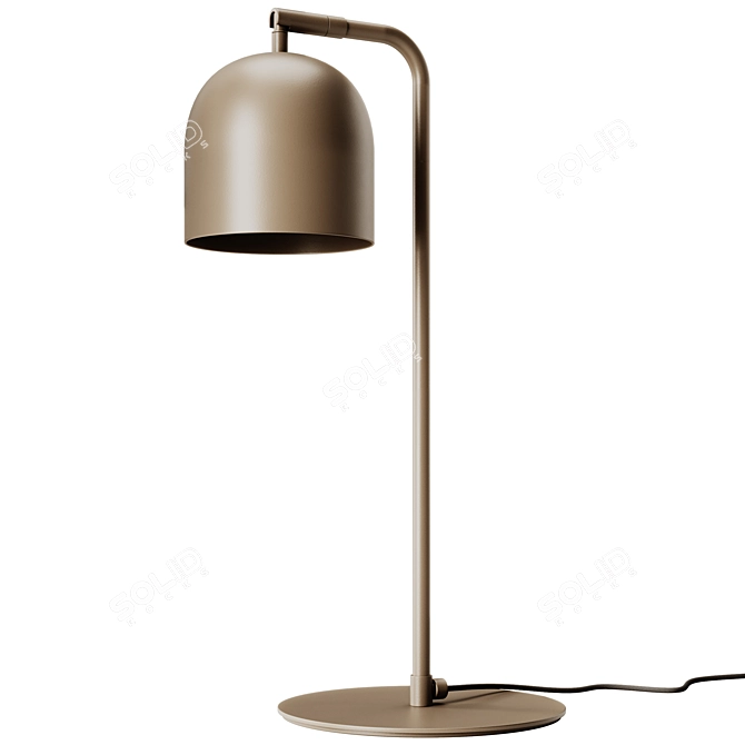 Modern Articulated Iron Table Lamp 3D model image 5