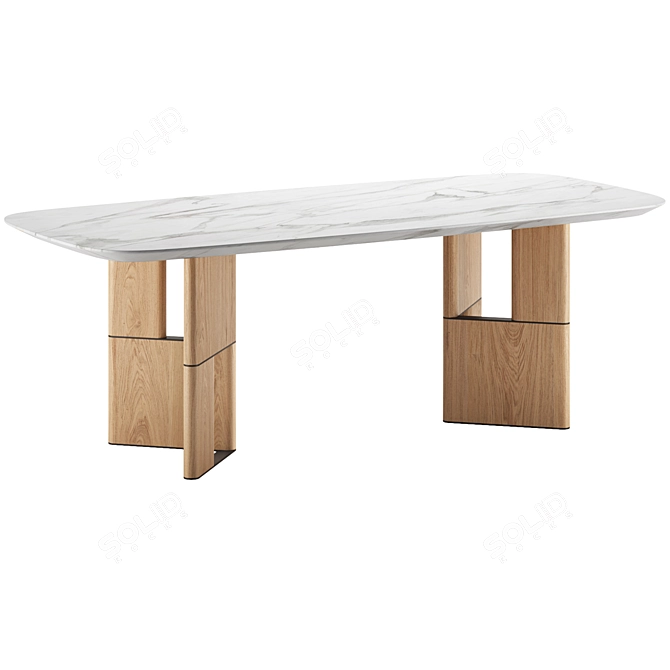 Morica Design Tetris Dining Table 3D model image 4