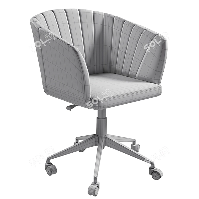 Woodville Tibo Office Computer Chair 3D model image 6