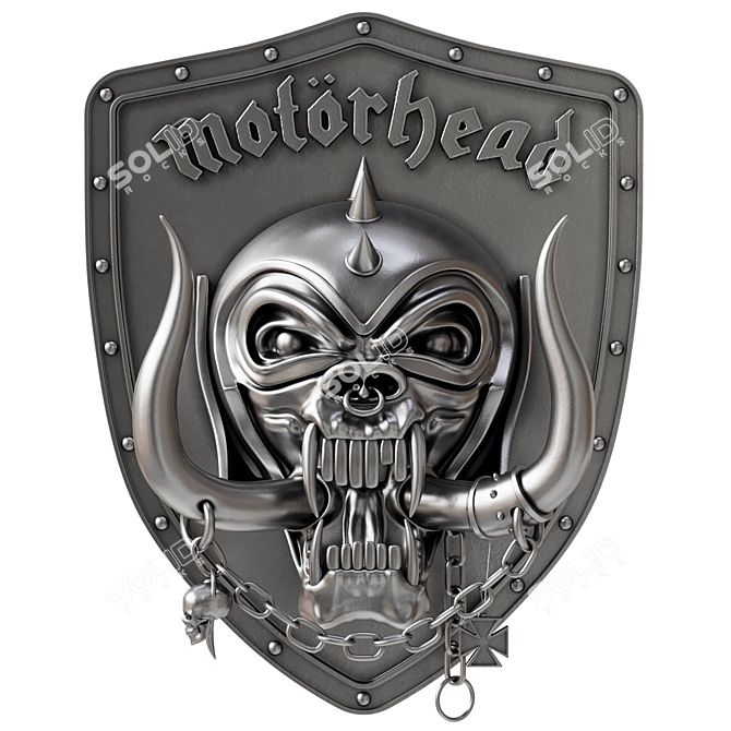 Detailed Motorhead Mascot Model 3D model image 3