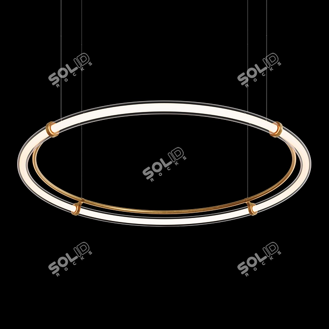 Circular Lights Trio: Henge Legacy 3D model image 7