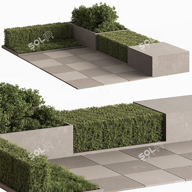 Urban Cityscape Print 78 3D model image 2