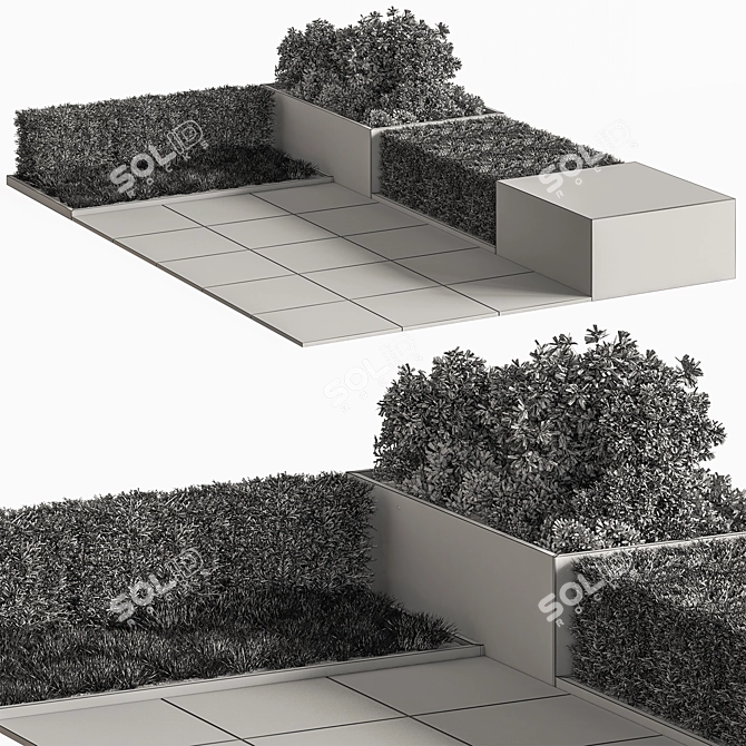 Urban Cityscape Print 78 3D model image 5